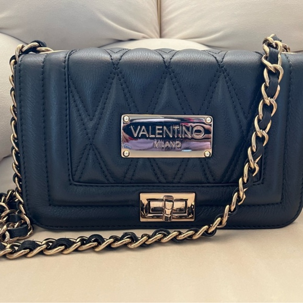Valentino Black Leather Handbag